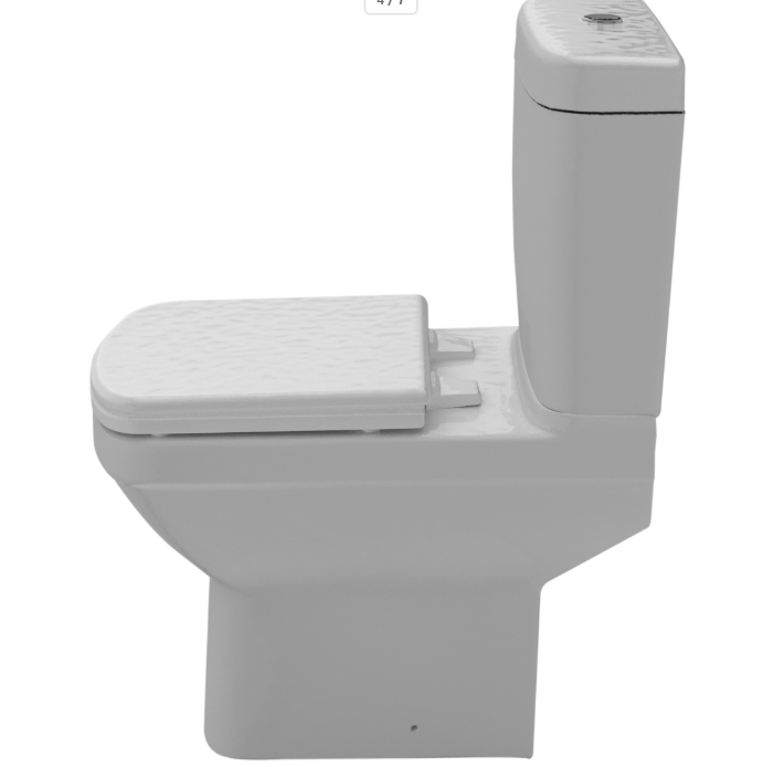 Brenta Close Couple Toilet Including Seat Cove - Image 2